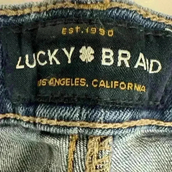 LUCKY BRAND LOLITA BOOT JEANS SLIGHT DISTRESSING SIZE 28/8 - Picture 14 of 15